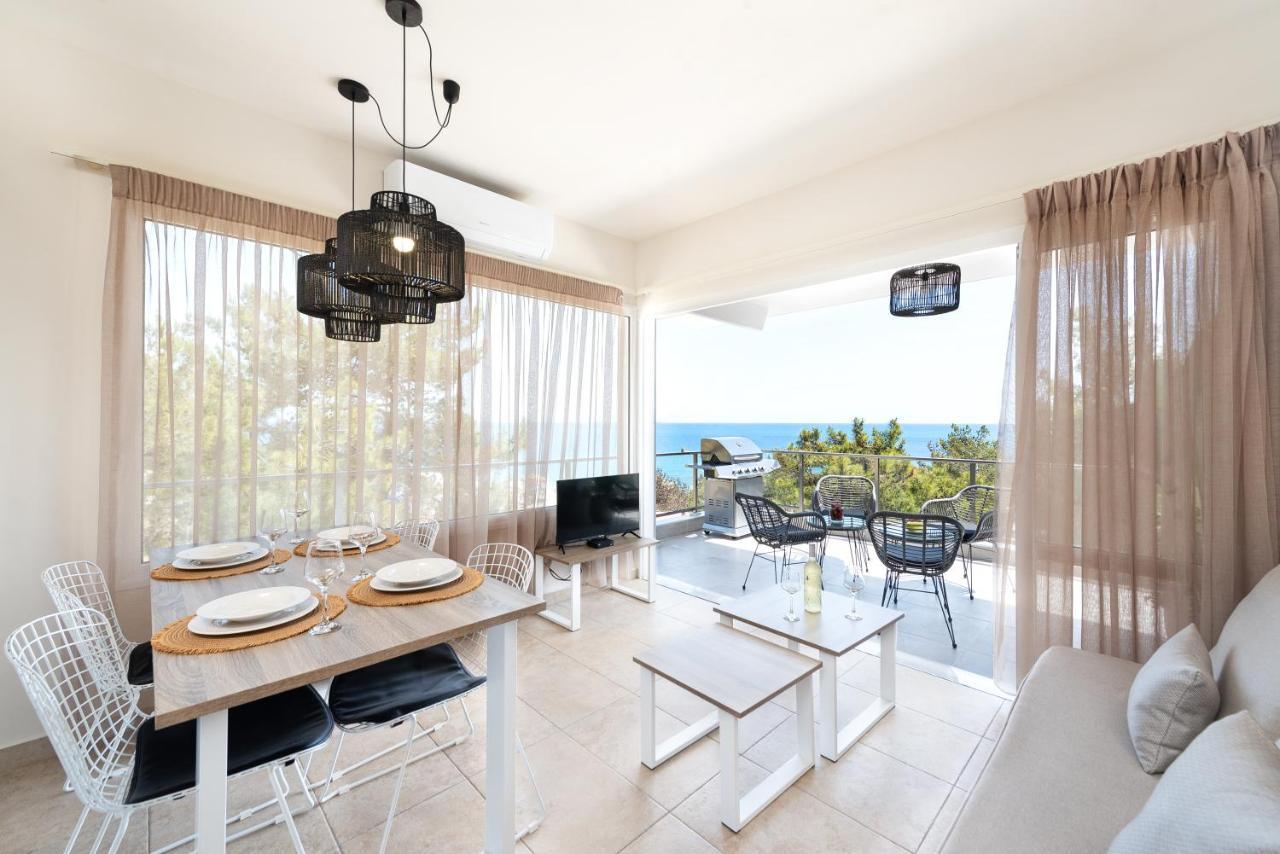 Anastasios House Stegna - Up Floor Apartment Archangelos  Ngoại thất bức ảnh